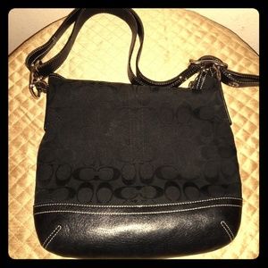Black handbag